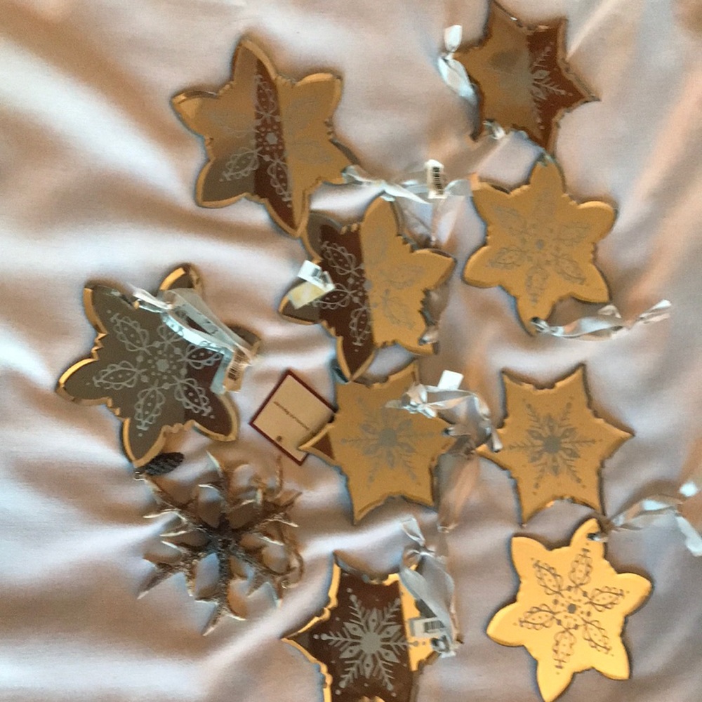 Snowflake ornament collection NWT